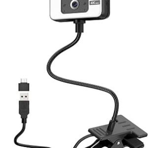 4K Webcam for PC, USB Webcam 4K with Noise-Canceling Microphone