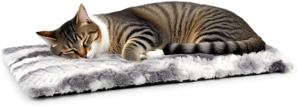 Cat Window Bed, 60 x 24 cm, Self-Heating, Non-Slip, Fits Most Windowsills