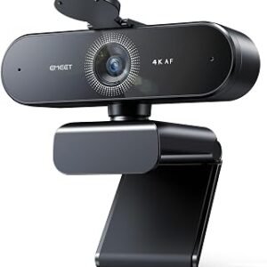 EMEET NOVA 4K Webcam for PC - Ultra 4K HD, Dual Noise-Cancelling Mics