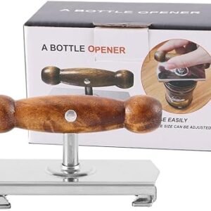 Adjustable for Stainless Steel for Can Opener with Eucalyptus