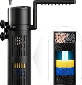 U-V Fish Tank Filter, Aquarium Filter with 6-Layer Filtration