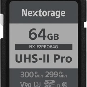 Nextorage Japan SD Card UHS-II 64GB Memory Card Canon Nikon Sony camera