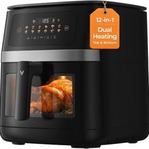 VIOMI 7L Vortex Air Fryer - 2000W Dual Heating, 12-in-1 Digital Touchscreen