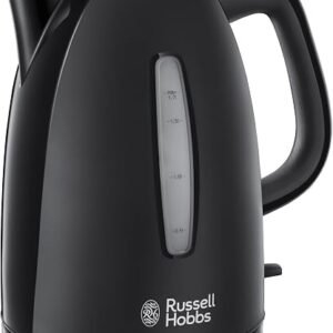 Russell Hobbs Textures Electric 1.7L Cordless Kettle, Premium Plastic, Gloss Finish, Fast Boil 3KW, Washable Anti-Scale Filter, Open Pour, Perfect Cup Markings, 21271