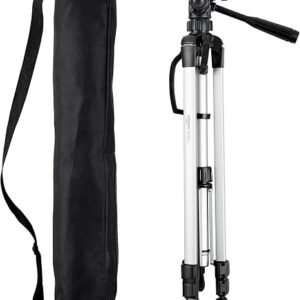Lamicall 67inch Camera Tripod, [Rapid Leg Deployment] Camera Stand | 170cm Travel Tripod Camera, 3-Way Head 8kg Max Load, with Phone Holder & Carry Bag, for DSLR, GoPro, Pocket 3/4, iPhone 18/17