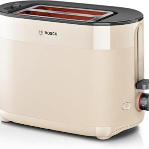 Bosch MyMoment Delight Compact 2-Slice Toaster TAT2M127GB, Cream