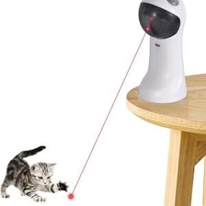 TBTeek Cat Toy, Automatic Motion-Activated, 5 Fun Patterns, 4 Speed Modes