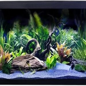 Swell Premium 57 L Tropical Aquarium Kit, 60 cm, Ultra Clear Glass, LED | 57 litres, ultra clear glass, daylight and moonlight LED, 4 stage filtration,...