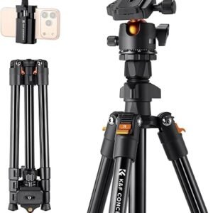 NEEWER LITETRIP LT32 62" Travel Tripod Carbon Fiber with +/-5? Leveling | 360? Panorama Head, Detachable Center Axis, Fast Flip Buckle, Arca QR Plate Compatible with PD, Former TP62