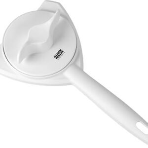 Kuhn Rikon Jar Opener, Manual Lid Remover with 3 Steel Grippers, White