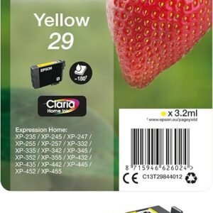 Epson 29 Yellow Strawberry Genuine, Claria Home Ink