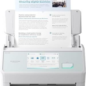 ScanSnap iX2500 (White) High-Speed Duplex Document Scanner, 45 ppm / 90 ipm, 100-Sheet ADF, 600 dpi Optical, 5? Touchscreen, Wi-Fi 6, USB 3.2 Gen 1?1, PC & Mac