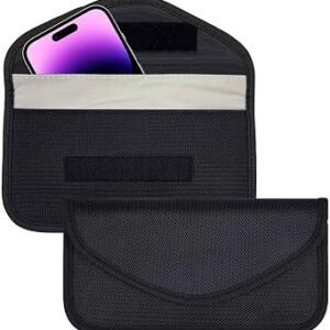 Faraday Pouch for Car Keys Signal Blocker Antitheft Devices | 100% Signal Blocking, Waterproof Oxford Cloth, High Capacity Size, Advanced RFID Protector