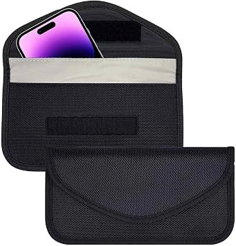 Faraday Pouch for Car Keys Signal Blocker Antitheft Devices | 100% Signal Blocking, Waterproof Oxford Cloth, High Capacity Size, Advanced RFID Protector