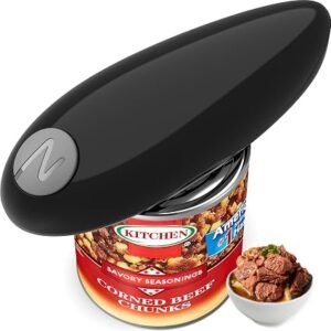 Electric Can Opener Smooth Edge Tin Opener, One Touch Automatic