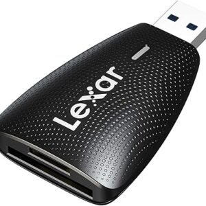 Lexar Multi-Card 2-in-1 USB 3.1 Reader | Up to 312MB/s, UHS-I UHS-II SD & Micro SD, USB 3.0/2.0 Compatible, Compact Portable, LRW450UBAMZN