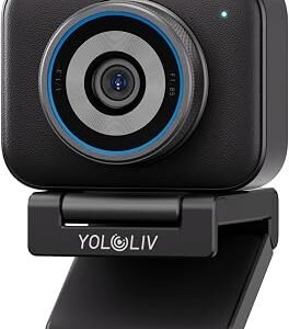 YOLOLIV YoloCam S3, 4K Streaming Webcam,1/1.3" Sensor, PDAF Autofocus