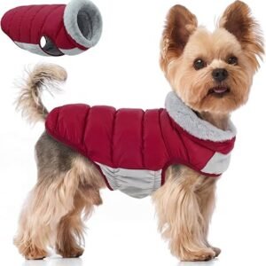 Lightweight Dog Jacket, Dog Coats For Small Dogs Jacket | Soft And Warm Without Being Bulky, For Chilly Mornings And Evenings In Autumn & Winter