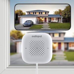 Outinput 3MP 2K Indoor Window Camera for Home Security No Monthly Fee | 2.4GHz & 5GHz WiFi, Stick on Window, AI Color Night Vision, Person & Motion...