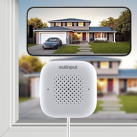 Outinput 3MP 2K Indoor Window Camera for Home Security No Monthly Fee | 2.4GHz & 5GHz WiFi, Stick on Window, AI Color Night Vision, Person & Motion...