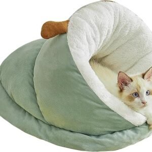 Cosiesnest Cat Cave Bed - 1 Pcs, 35 * 25 * 25cm, Anti-Slip Base, Cat Sleeping Bag for Indoor Cats