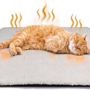 1pc Self Heating Cat Bed Pad, 64 ? 49 cm, Warmth, Non-Slip 1jdmdz