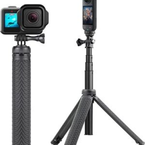 Lamicall Mobile Phone Tripod, Flexible Camera Tripod With Remote | 3-IN-1 Mini Smartphone Tripods Mount, 360? Rotating Phone Stand Filming, for Vlog, Cellphone, Camera, Pocket 3/4, Travel