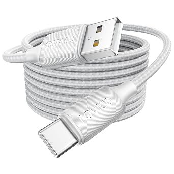 RAVIAD USB C Charger Cable 3M Long Type C Cable Fast Charging 3.1A Braided