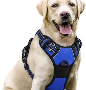 rabbitgoo Dog Harness Large Dog, No Pull Vest with Front Clip & Handle