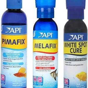 3 x 118ml API Fish First Aid Disease Treatment Bundle Fish Medication Bottle