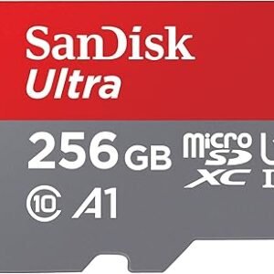 SANDISK Ultra micro SD Card + Adapter 256GB, Up to 150MB/s Read Speeds