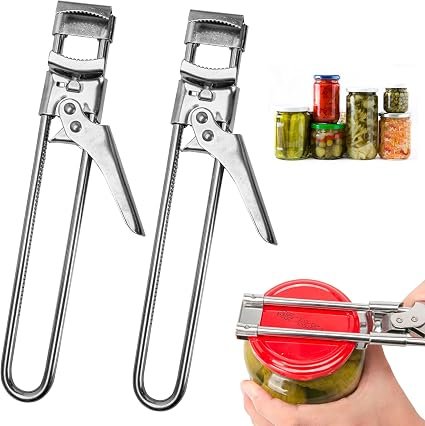 Adjustable Multifunctional Stainless Steel Can Opener (2PCS)