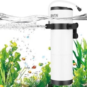800L/H Internal Fish Tank Filter, 100-320L, Adjustable Aeration