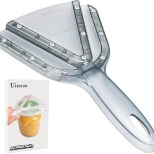 Uinxan Jar Opener for Weak Hands & Seniors with Arthritis - Handheld Manual