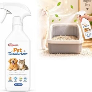 Enzyme Cleaner Spray for Cat & Dog Urine 500ml, Enzymatic Pet Odour Remover