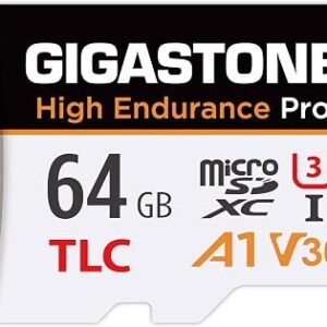 ?5 Yrs Free Data Recovery??Dash Cam? GIGASTONE 64GB Micro SD Card, TLC High Endurance Pro, Speed Up to 95MB/s, Compatible with REDTIGER Rove VIOFO VANTRUE PRUVEEO ARIFAYZ, MicroSDXC UHS-I A1 V30 U3