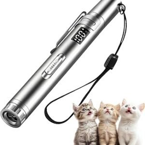 Interactive Cat Toy, 7 in 1 Rechargeable LED