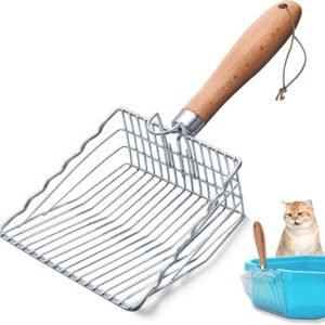 Premium Cat Litter Scoop, Durable Cleaning Tool, Short
