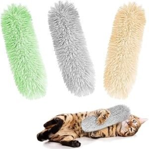 SUPERFA 3 Pack Catnip Toys for Indoor Cats, Plush Crinkle Sound Toys