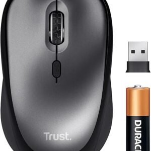 Trust Silent Wireless Mouse, Battery Included, 800-1600 DPI