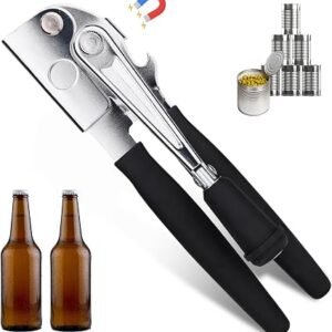 Stainless Steel Hand Crank Can Opener, Can Opener Manual Heavy Duty