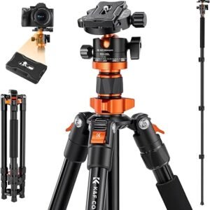 Lamicall 67inch Camera Tripod, [Rapid Leg Deployment] Camera Stand | 170cm Travel Tripod Camera, 3-Way Head 8kg Max Load, with Phone Holder & Carry Bag, for DSLR, GoPro, Pocket 3/4, iPhone 18/17