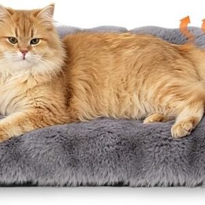 YGJT Cat Bed Self Heating Pad, Self Warming Cat Bed for Indoor, Cat Blanket