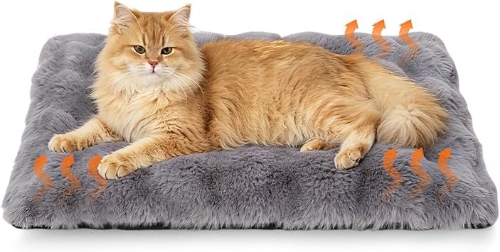 YGJT Cat Bed Self Heating Pad, Self Warming Cat Bed for Indoor, Cat Blanket
