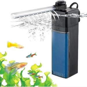 Submersible Internal Aquarium Fish Tank Filter for 20~40L Tank, 210L/H 3W
