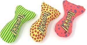 YEOWWW Catnip Toys for Cats - Organic Very Strong Catnip Fish Stinkies Sardines Cat Toys, Pack of 3, 7.5cm Long