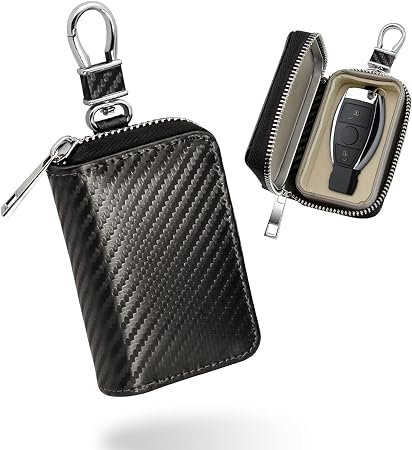 Kolaura Car Key Signal Blocker Faraday Pouch RFID Fob Protector Anti-Theft Bag