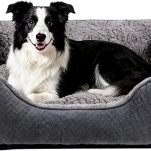 Dog Bed for Large Dogs, Super Soft Rectangle Dog Beds
