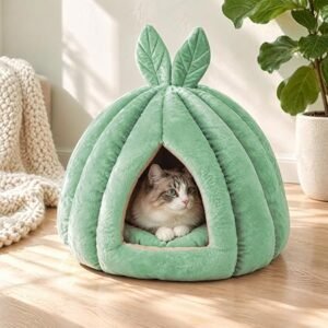 Cat Beds for Indoor Cats - Kitten Bed with Anti Slip Bottom 45?45?40CM