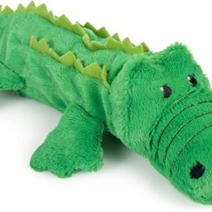 Petface Planet Carlos the Crocodile Eco-Friendly Plush Dog Toy (Pack of 1) | Made From Recycled Plastic Bottles, Insert Your Own Bottle, Built-In Squeaker,...